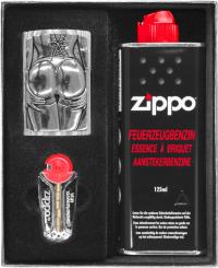 ZIPPO зажигалка чулок девушка трюк подарочный набор No1