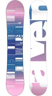 Snowboard RAVEN Supreme White 147cm