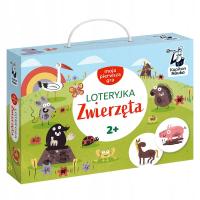 LOTERYJKA ZWIERZĘTA. MOJA PIERWSZA GRA 2+ ZABAWY KOLOROWANKI DLA DZIECI