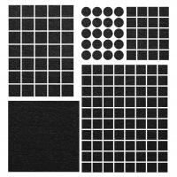 ПОДКЛАДКИ ПОД МЕБЕЛЬ СТУЛЬЯ ВОЙЛОЧНЫЕ 155 ШТ НАБОР