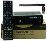 ZGEMMA H8.2H DEKODER SAT DVB-T2 HEVC ENIGMA2 WiFi