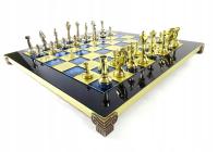 Эксклюзивные большие металлические шахматы Stauton; 36x36cm