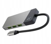 Adapter HUB USB-C Green Cell Connect 7w1 HUBGC01