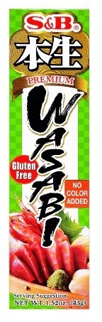 Pasta wasabi premium, chrzan japoński 30%, S&B, 43g
