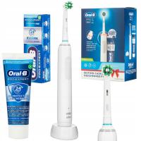 Электрическая зубная щетка Oral-B Pro 3 3800 белая зубная паста gift EDITI