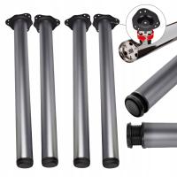 Ножка для стола матовый хром L-710 1set. 4шт.