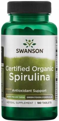 Swanson Spirulina сертифицированный натуральный состав