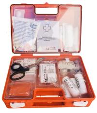 Apteczka zakładowa, przemysłowa pierwszej pomocy K15 DIN 13157 PLUS ścienna