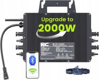 RC микро инвертор 2000W для балконной электростанции, 26-60V, WiFi и Bluetooth