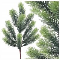 SZTUCZNE LIŚCIE ŚWIERK gałązka dekoracyjna ŚWIERKU ozdoba na STROIK wianek