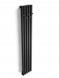 150x24 узкая вешалка нагреватель ESTO графит / черный