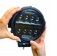 Lampa robocza LED 80 W 12-24 V okrągła 8200 lm