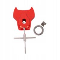 Naprawa kołowrotka wędkarskiego Wielofunkcyjne koło wędkarskie Łożysko szpuli do usuwania czerwony