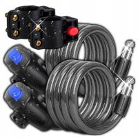 2x ZAPINKA ZAPIĘCIE DO ROWERU ROWEROWE ZABEZPIECZENIE BLOKADA KLUCZYK LINKA