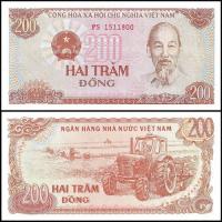 Wietnam 200 Dong 1987 P-100a UNC