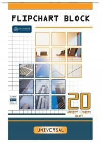 Blok do flipcharta 20k/gładki Interdruk