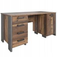 Стол с шкафом и ящиками 160 бытовой офис молодежный кабинет ретро