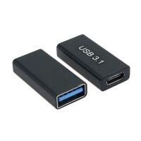 Adapter USB 3.0 - USB 3.1 Typ C WulkanCenPL aluminiowy czarny