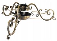 MASYWNY STALOWY STOJAK CHOINKOWY, POD CHOINKĘ KUTY SH7 OTWÓR NA PIEŃ 10CM