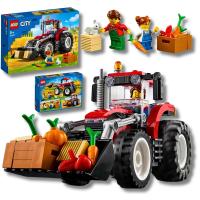 LEGO CITY TRAKTOR Z RUCHOMĄ ŁYŻKĄ CIĄGNIK WYSIĘGNIK 60287 KLOCKI ZESTAW