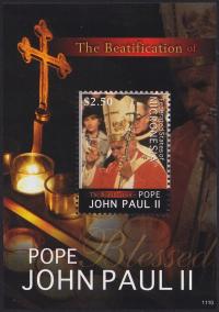 Mikronezja 2011 BL 199 ** Jan Paweł II Papież