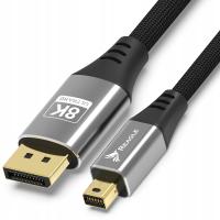 Kabel mini DisplayPort DP 1.4 PRO 8K 4K 144Hz 2M