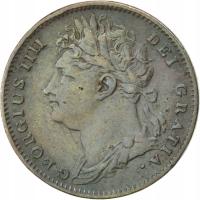 Moneta, Wielka Brytania, George IV, Farthing, 1826