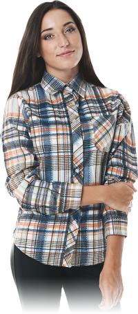 Женская фланелевая рубашка в клетку KFL