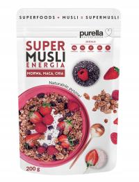 Super Musli Energia z czekoladą i chia Purella Superfoods 200g