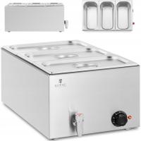 BEMAR GASTRONOMICZNY STALOWY PODGRZEWACZ ELEKTRYCZNY 3 X GN 1/3 600 W