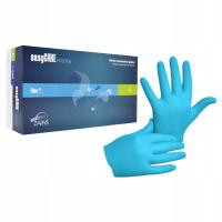 Rękawice Rękawiczki nitrylowe niebieskie easyCare 100szt w opakowaniu L