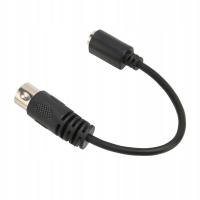 Adapter DIN 5 Pin Męski na Mini DIN 6 Pin Żeński do Klawiatury i Myszy, 15cm (5.9 cala)