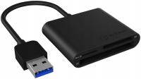 IcyBox Czytnik kart USB 3.0 SD microSD CF czarny