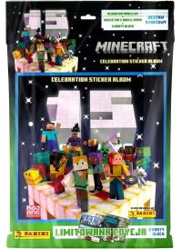 Naklejki PANINI Minecraft 15th Anniversary Zestaw Startowy Album + Naklejki