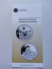 Folder NBP 2025 Tysiąclecie koronacji Bolesława Chrobrego j.polski
