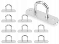 Chwytka naburtowa uchwyt oczko do mocowania plandeki N/07/25 ocynk - 10 szt