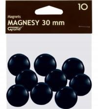 Grand Magnesy 30 Mm 10szt czarne