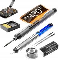 LUTOWNICA BEZPRZEWODOWA 260-420°C Z BATERIĄ DO NAPRAW ELEKTRONICZNYCH