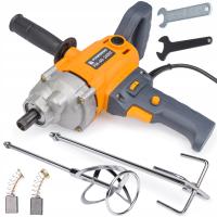 Электрическая мешалка 2400 Вт для растворов гипсового клея 2 x регулировка смесителя