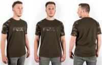 Koszulka FOX Khaki/Camo z nadrukiem rozmiar XL