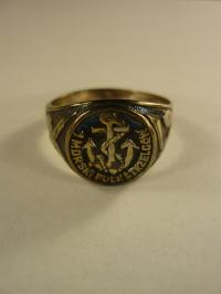 Sygnet - 1 Morski Pułk Strzelców - srebro - Gdynia - III RP