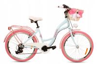 Городской велосипед GOETZE Настроение 24 женский SHIMANO корзину