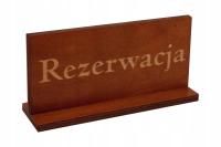 TABLICZKA REZERWACJA TEAK