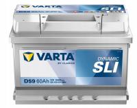 Akumulator Varta Blue Dynamic D59 12V 60Ah 540A P+
