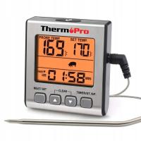 Termometr Do Wędzarni Piekarnika Grilla Kuchenny Sonda ThermoPro TP-16S