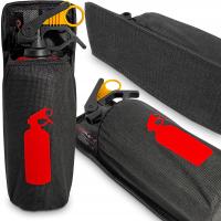 Uchwyt do gaśnicy samochodowej Agmi na rzep, polipropylenowy