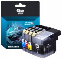 Tusze zamienniki QBIT 4x do Brother LC525 LC529 XL 105 ml CMYK