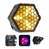 Reflektor Blinder LED lampa retro DJ/ 72x diody LED SMD RGB RB90 Beamz