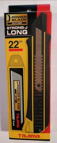 Nóż z ostrzem łamanym 22 mm Strong-J Long Tajima + Ostrza J-Power 10 sztuk