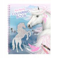 Szkicownik Kolorowanka z Cekinowym Koniem Miss Melody Colouring Book 12756